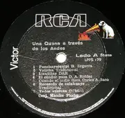 LP - Conjunto Macchu Picchu - Una Quena A Traves De Los Andes - Black Label