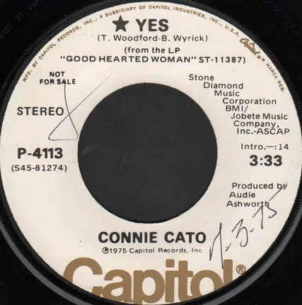 Connie Cato - Yes