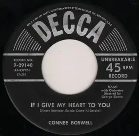 Connie Boswell - If I Give My Heart To You / T-e-n-n-e-s-s-e-e (Spells Heaven To Me)