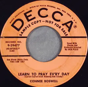 Connie Boswell - Learn To Pray Ev'ry Day / Our Lady Of The Highway