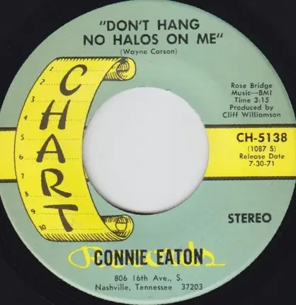 Connie Eaton - Don't Hang No Halos On Me