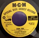 7inch Vinyl Single - Connie Francis - Time Alone Will Tell (Non Pensare A Me) / Born Free