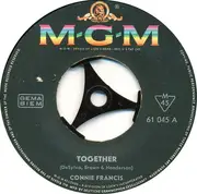 7inch Vinyl Single - Connie Francis - Together