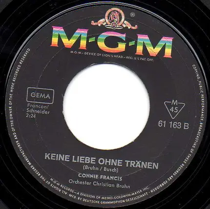 Connie Francis - Alte Liebe Rostet Nicht