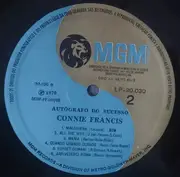 LP - Connie Francis - Autógrafo Do Sucesso  Connie Francis - Mono
