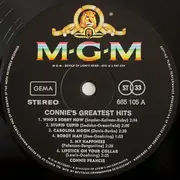 LP - Connie Francis - Connie's Greatest Hits