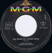 7inch Vinyl Single - Connie Francis - Der Mond War Schuld Daran