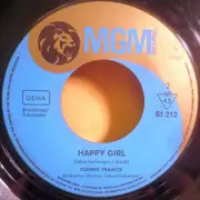 7inch Vinyl Single - Connie Francis - Fahre Hinaus Mit Den Sternen / Happy Girl