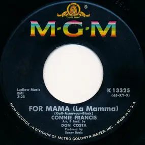 Connie Francis - For Mama (La Mamma) / She'll Be Comin' 'Round The Mountain