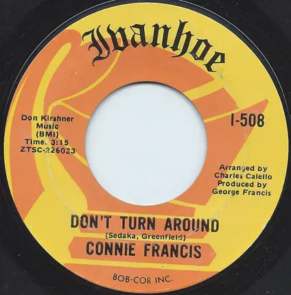 Connie Francis - I Don't Wanna Walk Without You