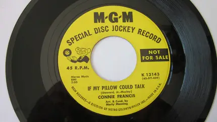 Connie Francis - If My Pillow Could Talk