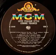 LP - Connie Francis - Love Italian Style