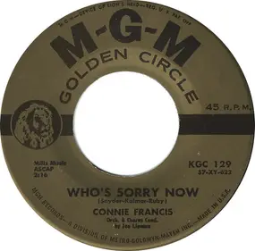 Connie Francis - Who's Sorry Now / You Were Only Fooling