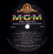 LP - Connie Francis - Connie Francis Sings Spanish & Latin American Favorites