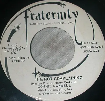 Connie Maxwell - This Must Be (That Thing Called Love)