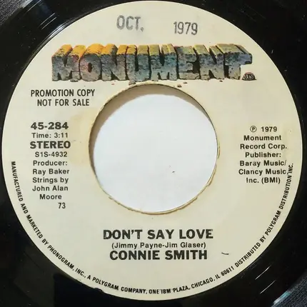 Connie Smith - Don't Say Love