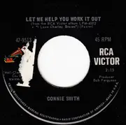 7inch Vinyl Single - Connie Smith - Run Away Little Tears / Let Me Help You Work It Out