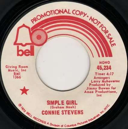 Connie Stevens - Simple Girl