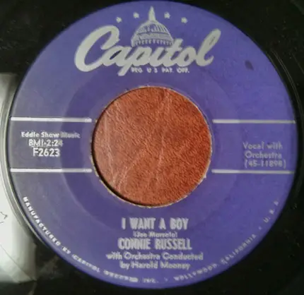 Connie Russell - I Want A Boy / My Kinda Love
