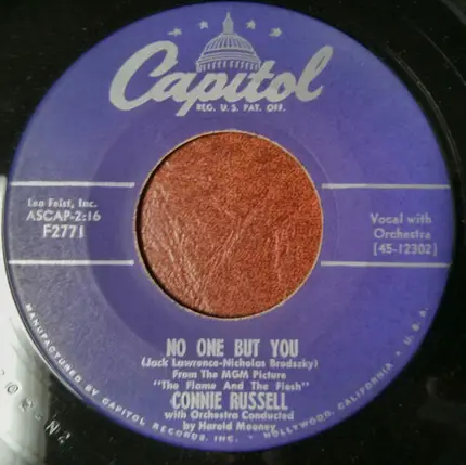 Connie Russell - No One But You / An Innocent Victim
