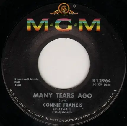 Connie Francis - Many Tears Ago