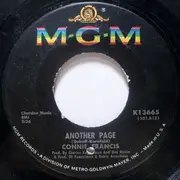 7inch Vinyl Single - Connie Francis - Another Page