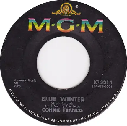 Connie Francis - Blue Winter