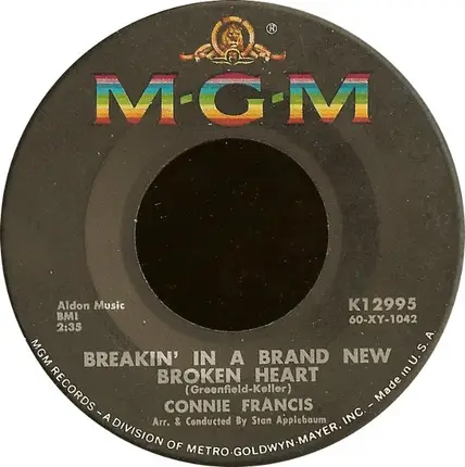 Connie Francis - Breakin' In A Brand New Broken Heart