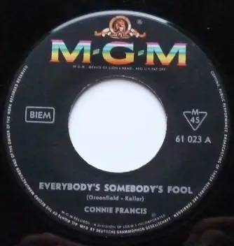 Connie Francis - Everybody's Somebody's Fool