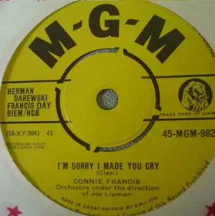 Connie Francis - Lock Up Your Heart