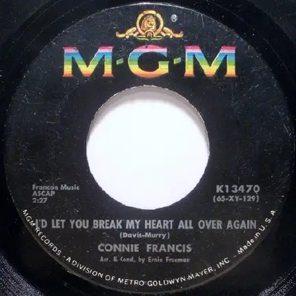 Connie Francis - Love Is Me, Love Is You
