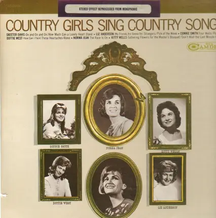 Connie Smith, Norma Jean, Kitty Wells,.. - Country Girls Sing Country Songs