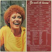 LP - Conny Vandenbos - Zo Wil Ik Leven - Original Lyric Sheet