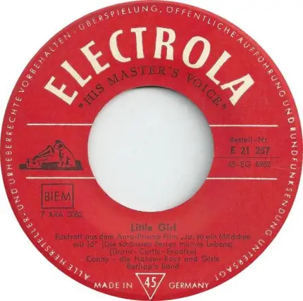 Conny Froboess - Little Girl
