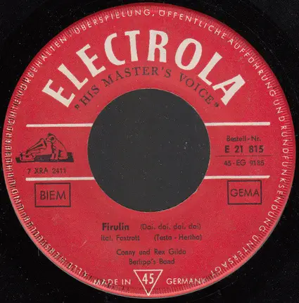 Conny Froboess und Rex Gildo - Firulin / Oky-Doky