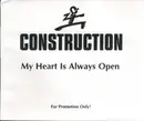 CD Single - Construction - My Heart Is Always Open