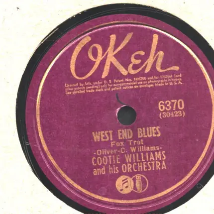 Cootie Williams And His Orchestra - West End Blues / G-Men
