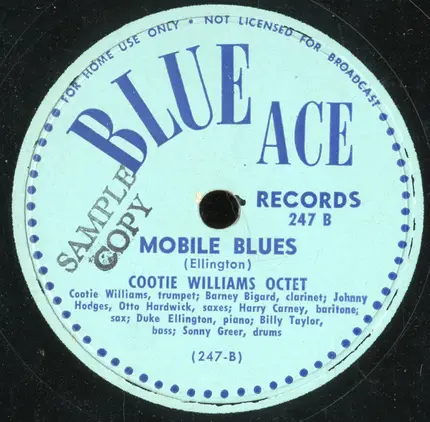 Cootie Williams Octet - Gal-avantin' / Mobile Blues