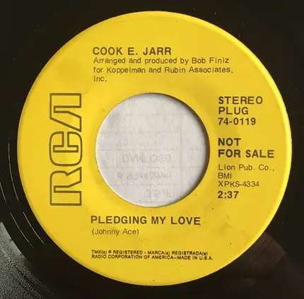 Cook E. Jarr - Pledging My Love