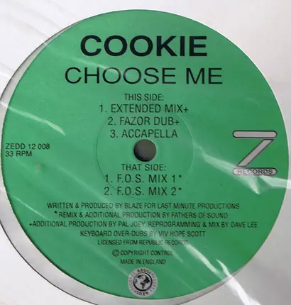 Cookie - Choose Me