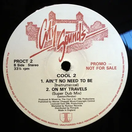 Cool 2 - Ain't No Need To Be