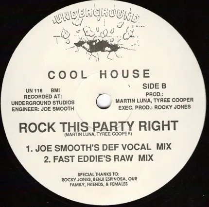Cool House - Rock This Party Right