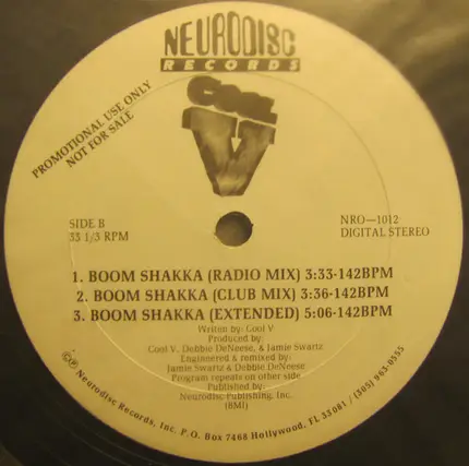 Cool V - Boom Shakka