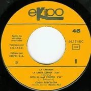 7inch Vinyl Single - Cobla Barcelona - La Sardana