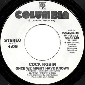 Cock Robin - Once We Might Have Known