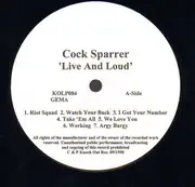 LP - Cock Sparrer - Live And Loud!!