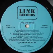 LP - Cockney Rejects - Live & Loud!!