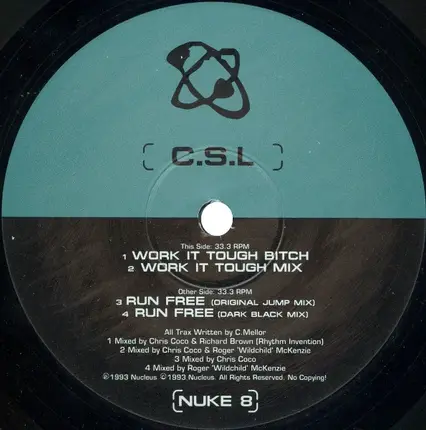 Coco Steel & Lovebomb - Work It / Run Free