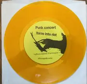 7inch Vinyl Single - Code 13 - A Part Of America Died Today - gold translucent pressing