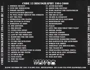 CD - Code 13 - Complete Discography 1994-2000